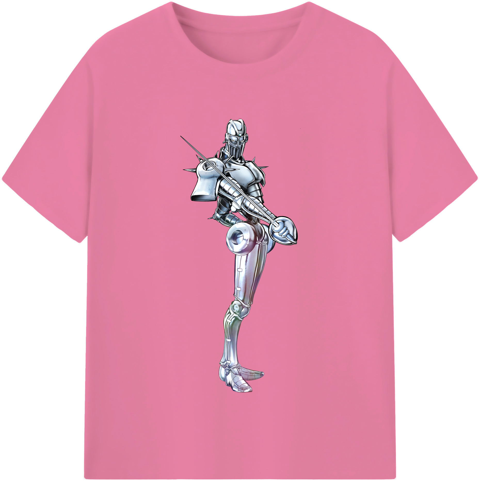 （画像用） ジョジョの奇妙な冒険 ジャン＝ピエール?ポルナレフ JoJo's Bizarre Adventure Jan Pierre Polnareff 綿100％半袖Tシャツ（フロントプリント）